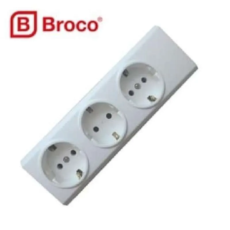 Stop Kontak Broco 3 Lubang